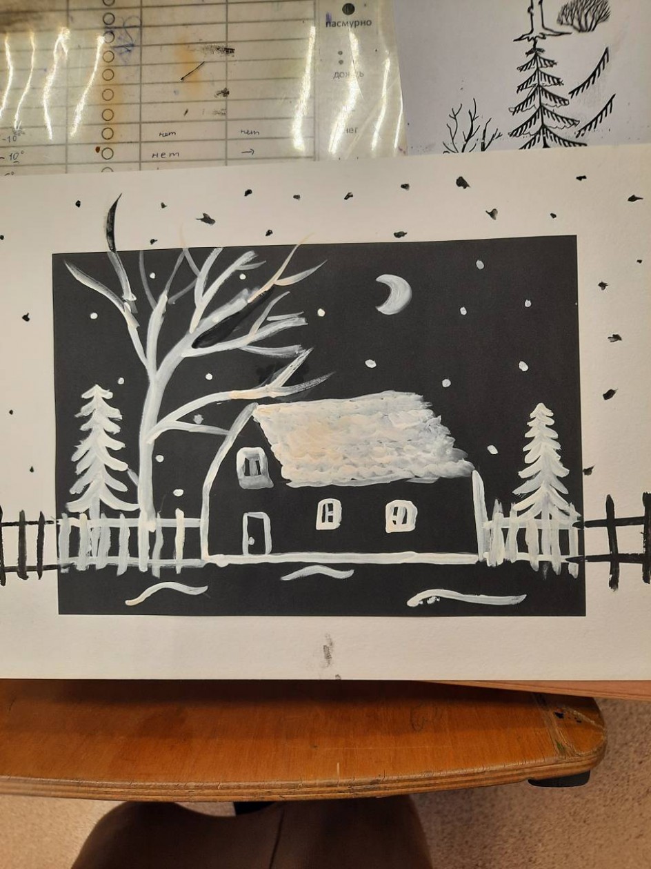 А снег всё идёт