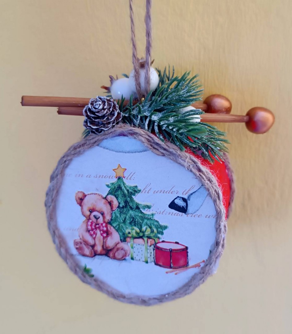 Ёлочная игрушка "Барабан"