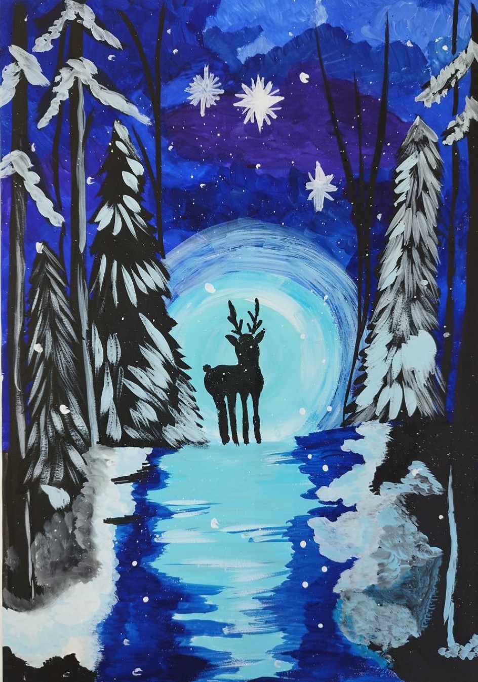 "В зимнем лесу"