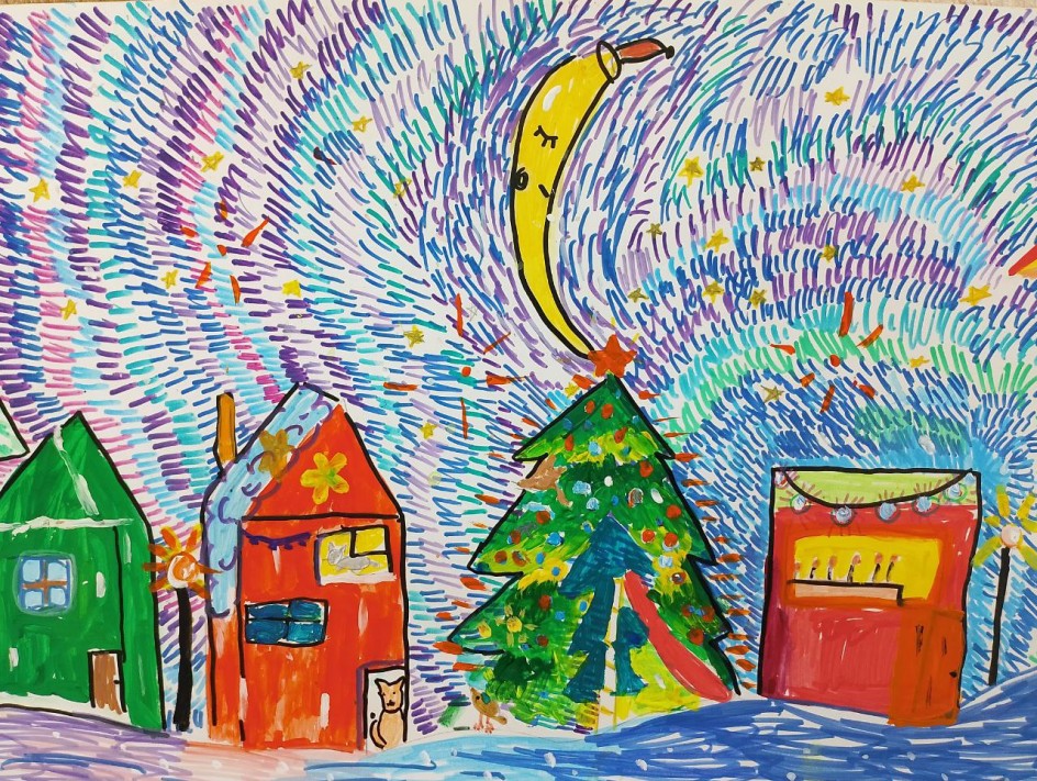 Новогодний город