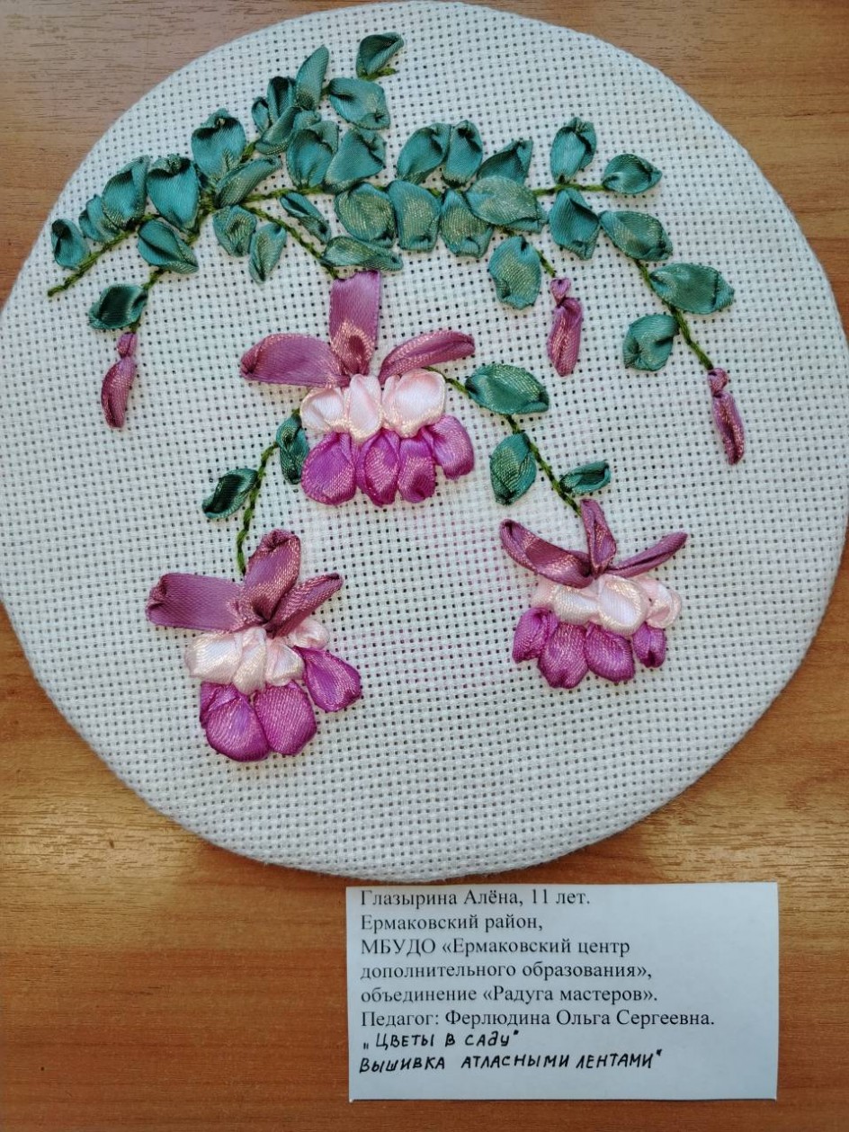 "Цветы в саду"