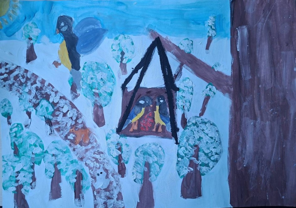 Домик для любимых птичек