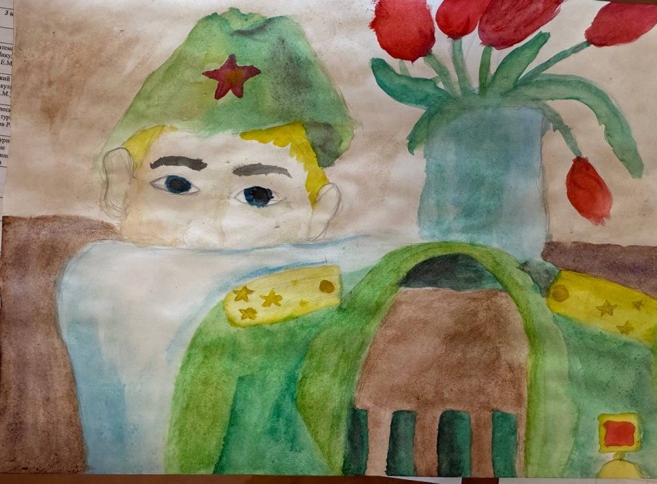 "В дедушкиной форме"