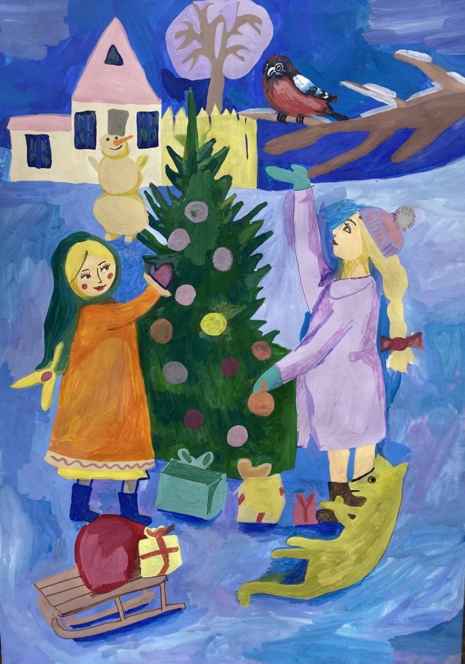 Красивая елка