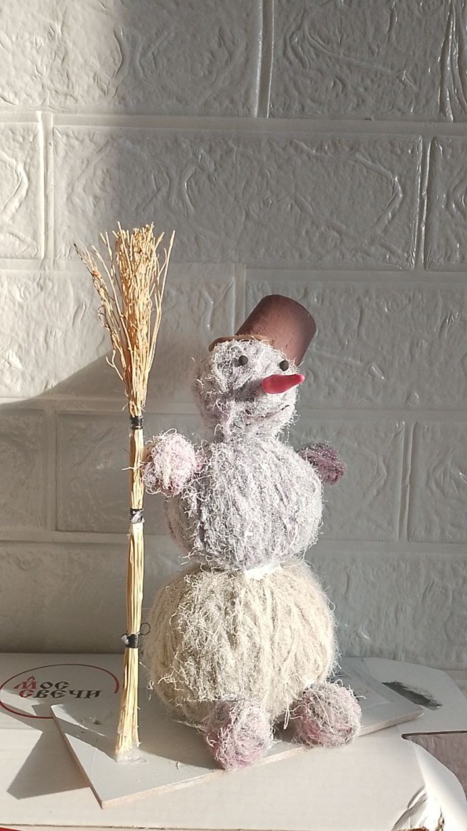 Необычный снеговик