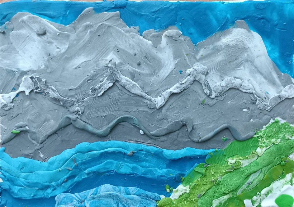 Картина из пластилина