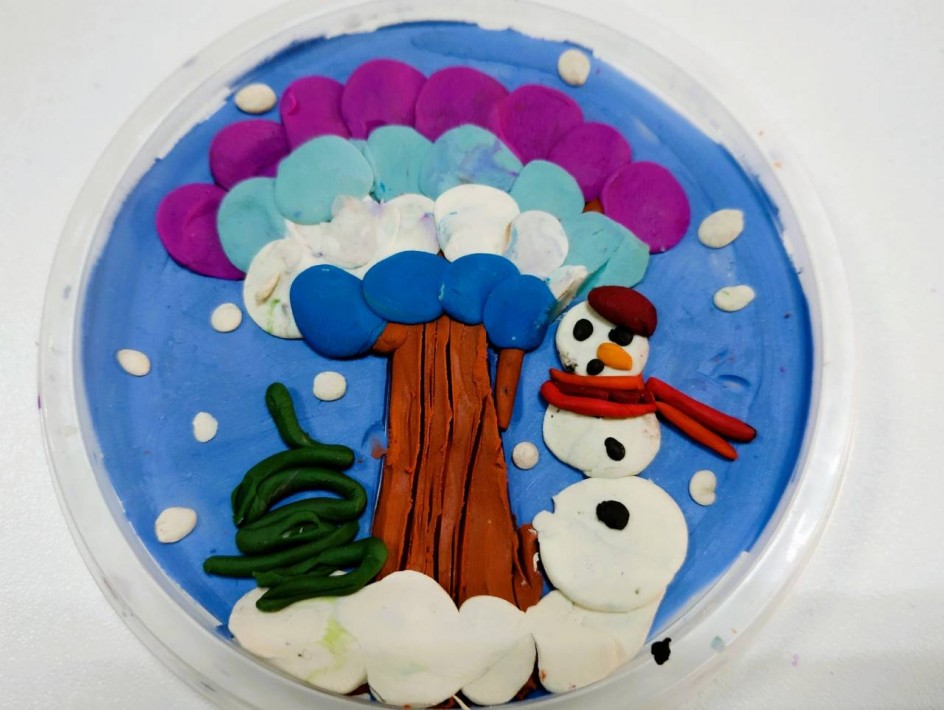 Модный Снеговик