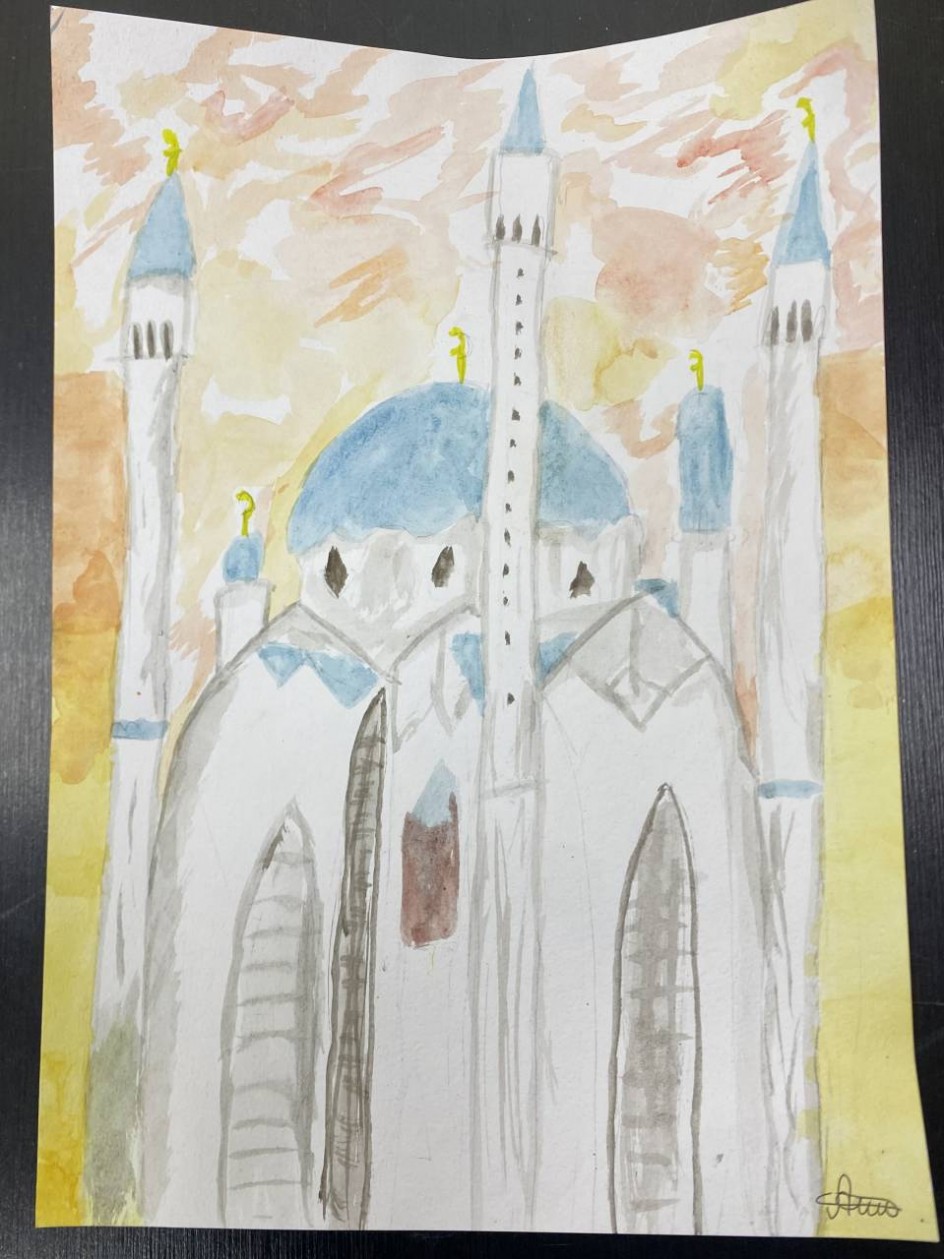 Мечеть ранним утром