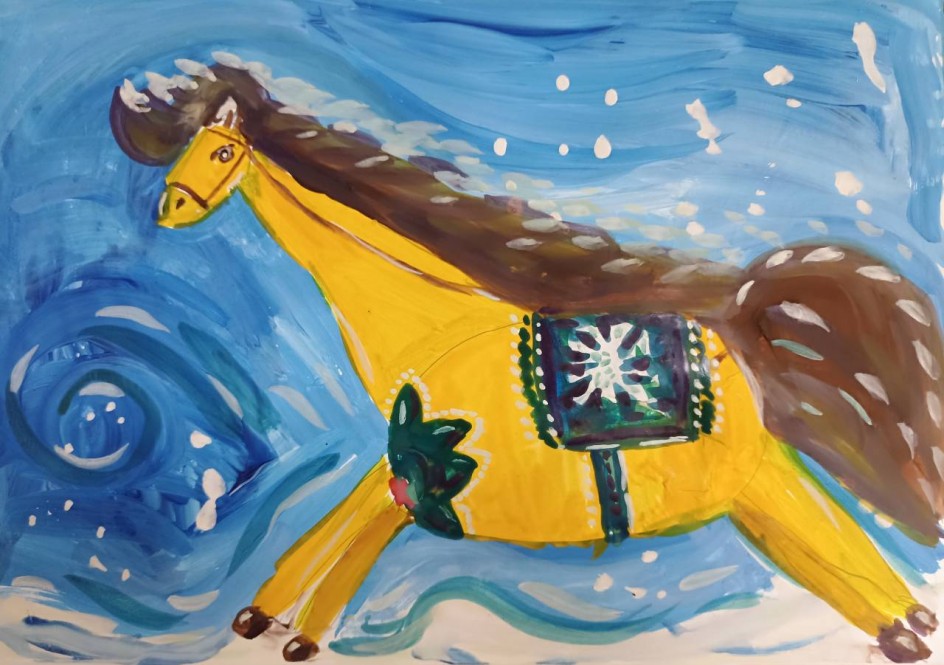 "Новогодняя лошадка"