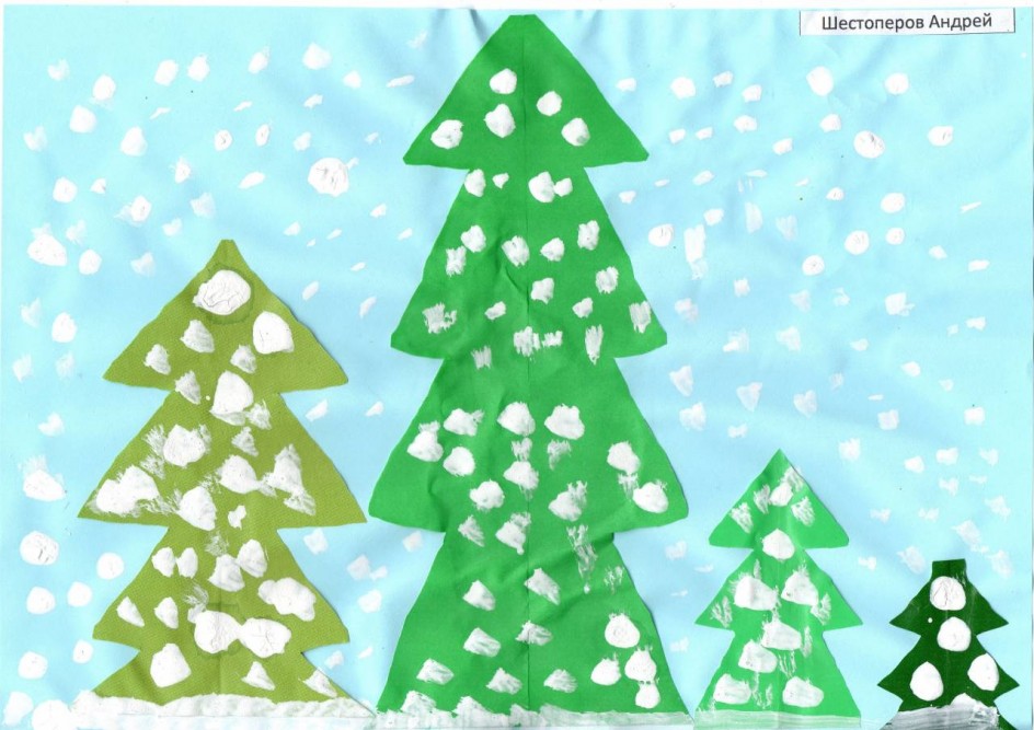 Ели в снегу