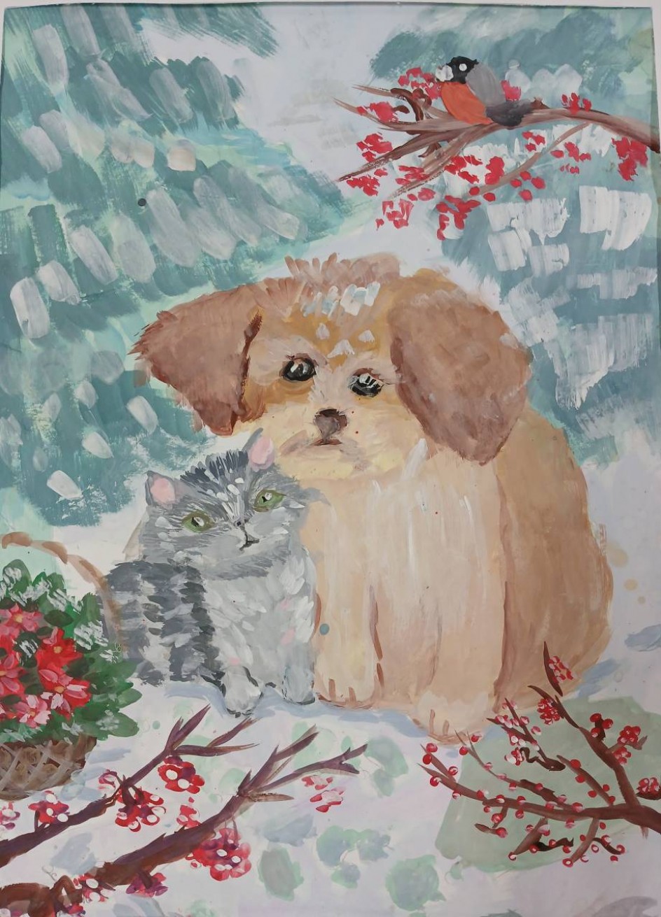 Друзья встречают Новый год