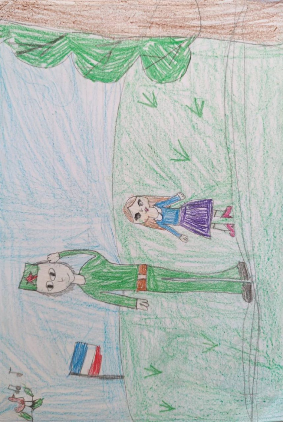 Любимый дедушка-наш защитник