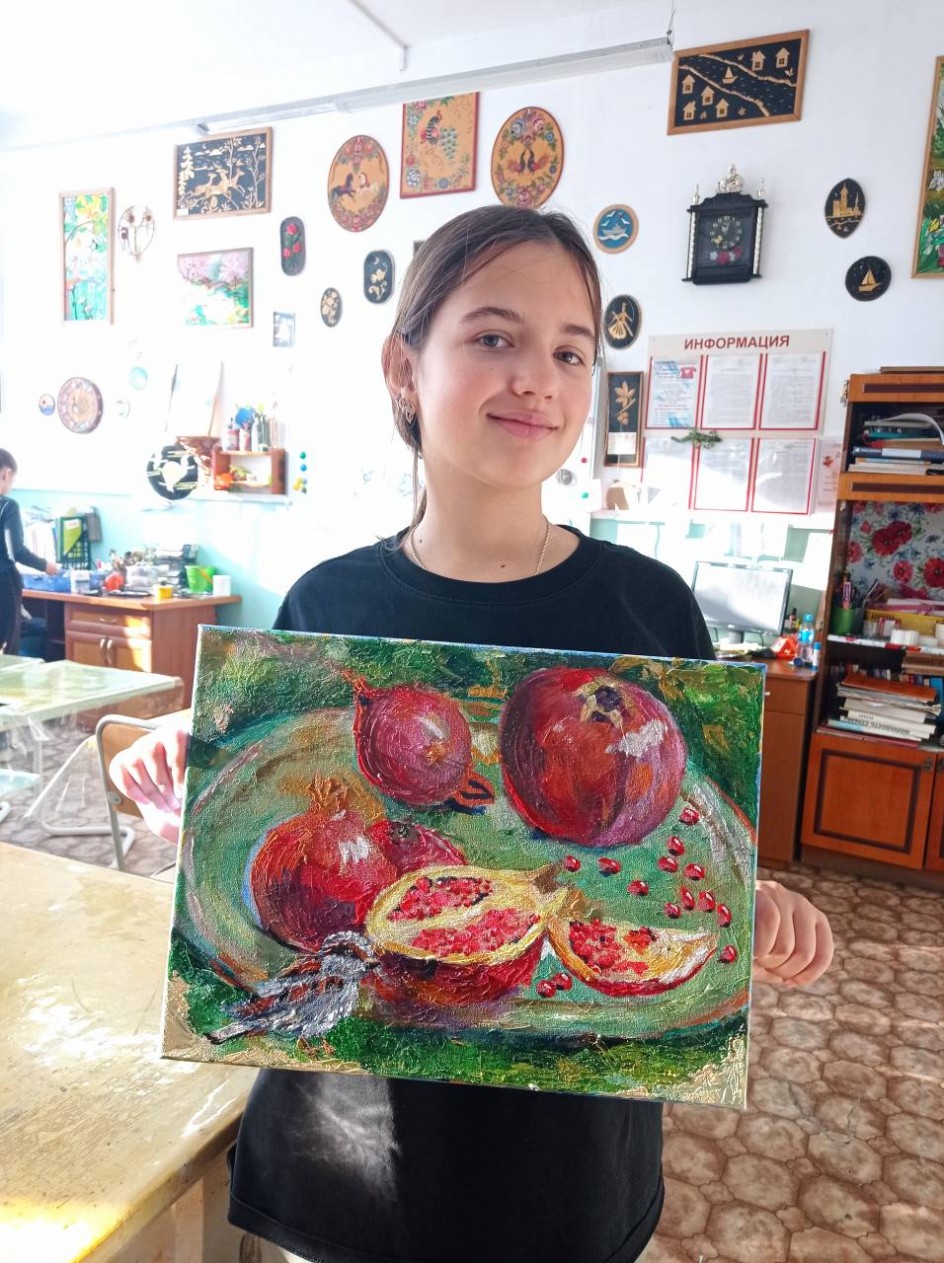 Натюрморты "Гранаты"