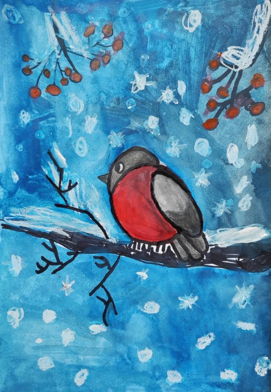 "Красавец -снегирь"