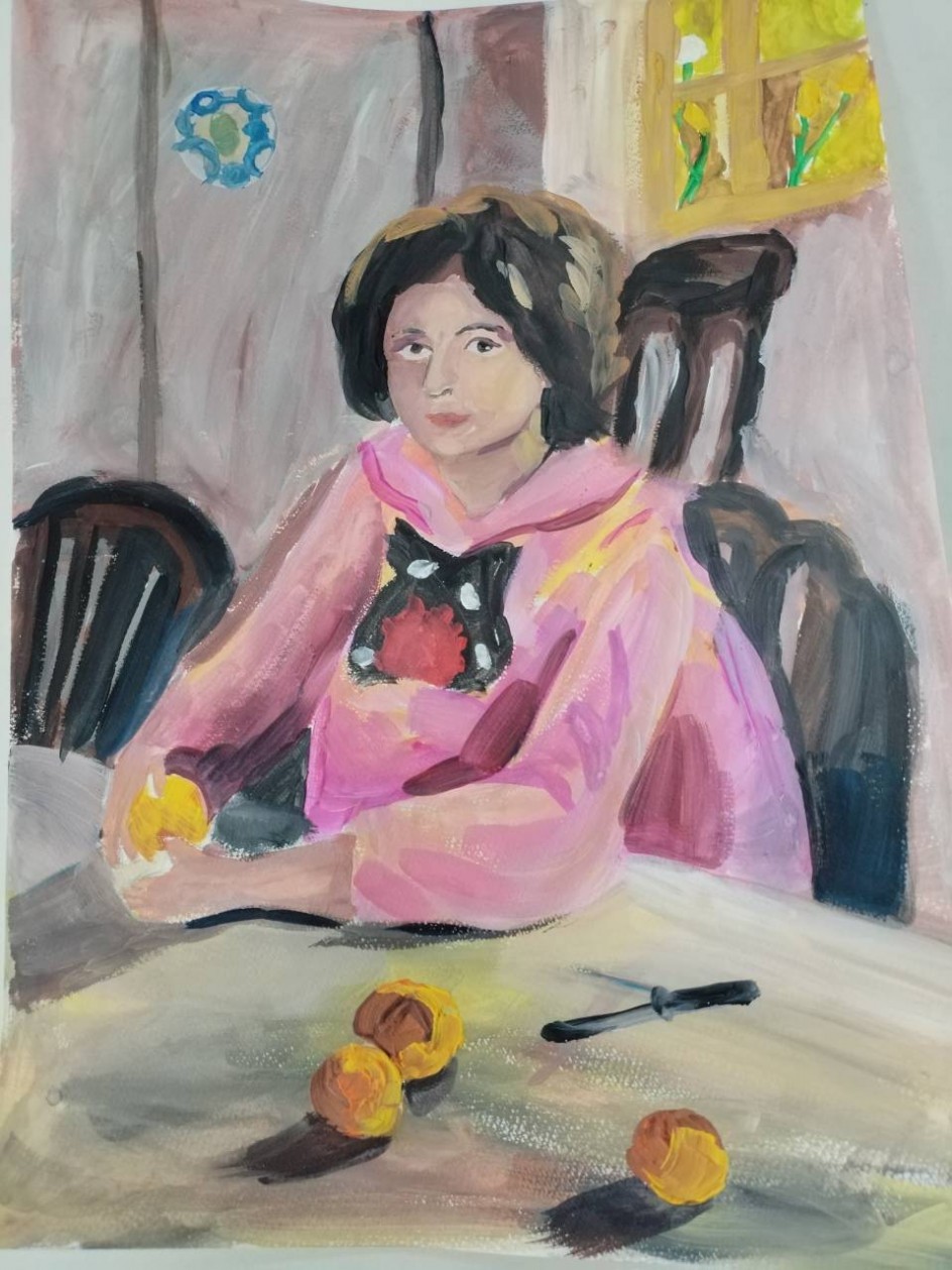 "Девочка с персиками"