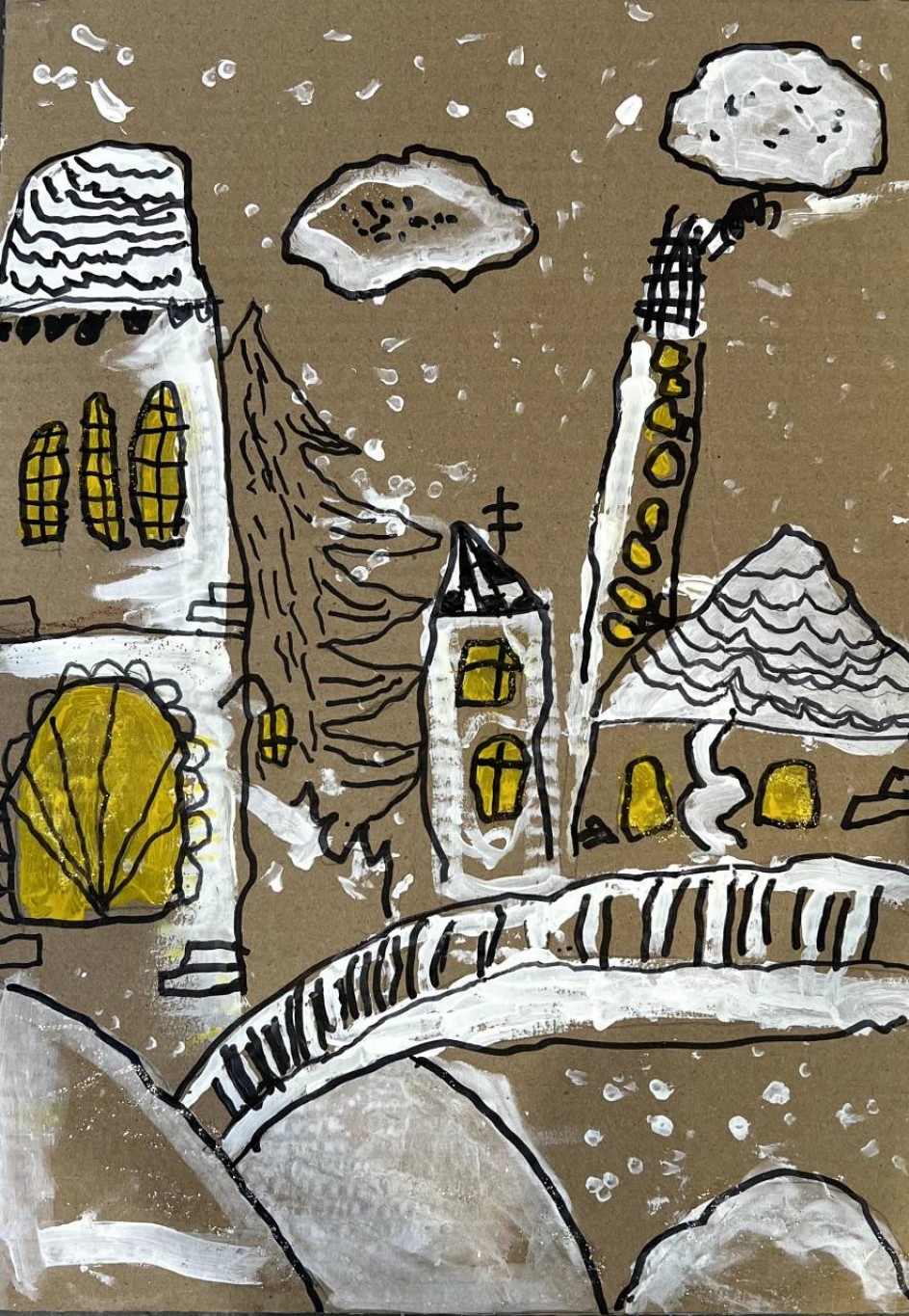 Зимний город