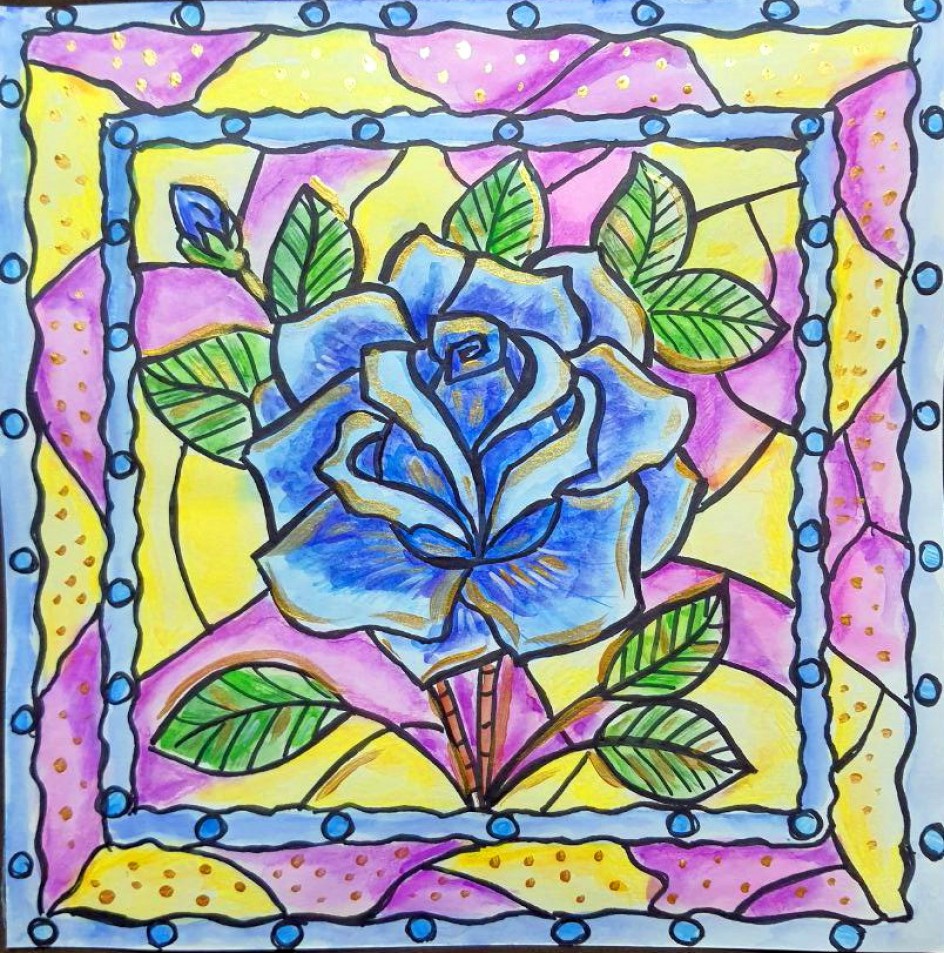 Портрет розы