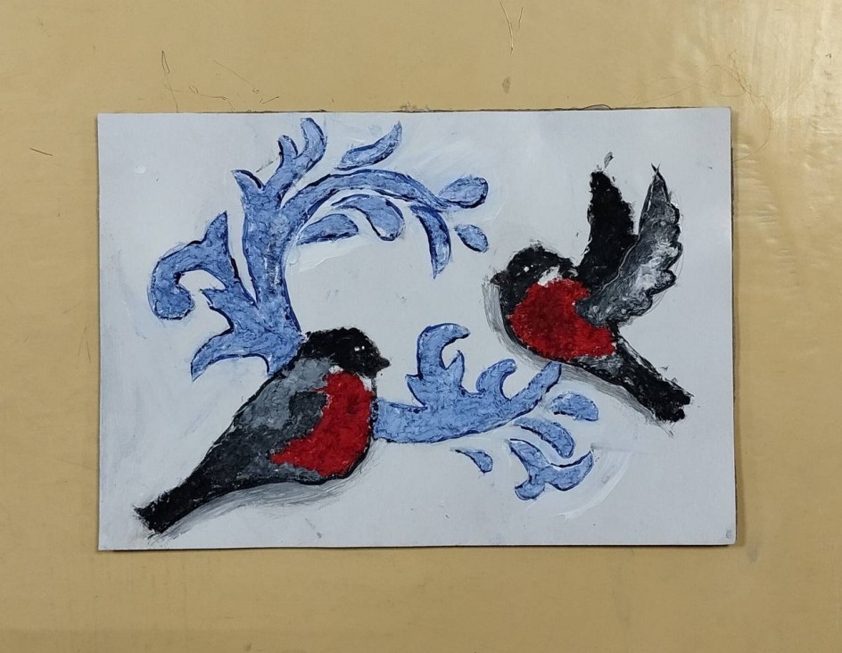 " Танец снегирей на морозе"