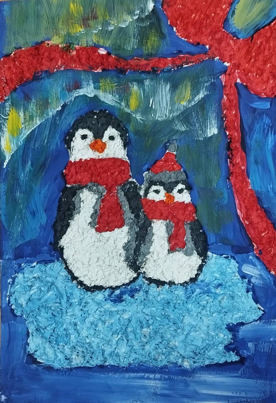 " Пингвины в зимней сказке"