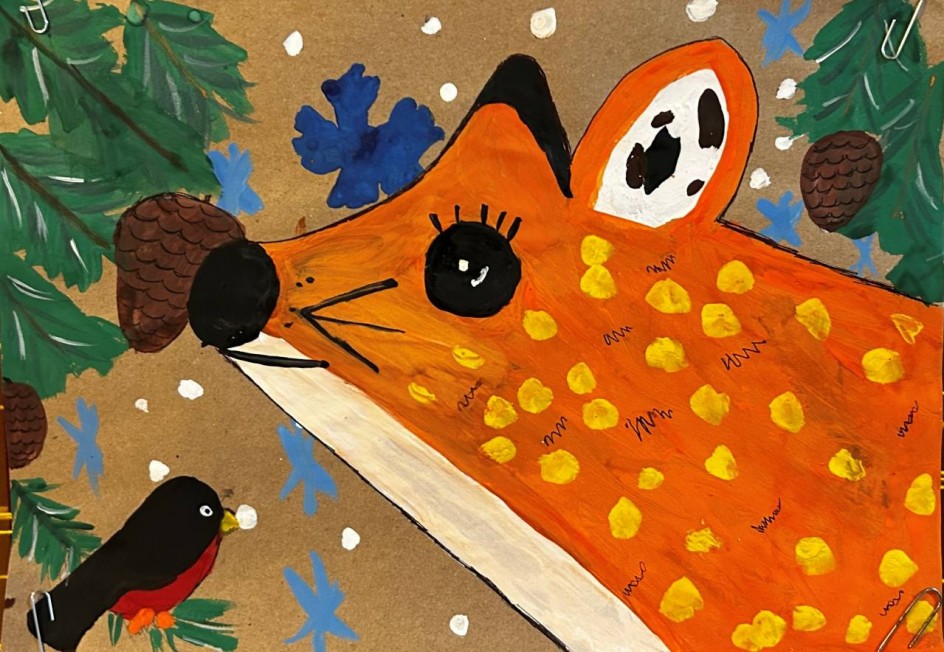 Зима в лисьем царстве