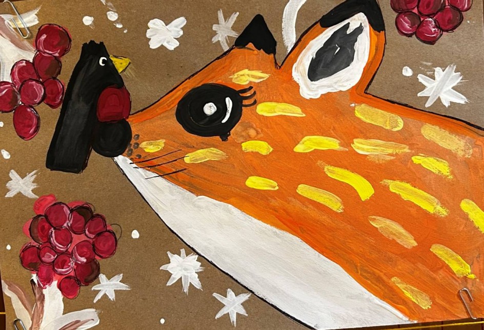 Зима в лисьем царстве