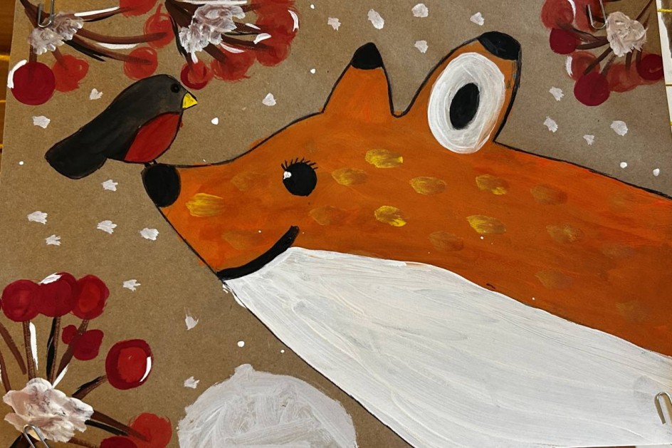 Зима в лисьем царстве