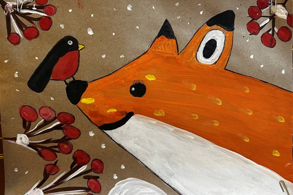 Зима в лисьем царстве