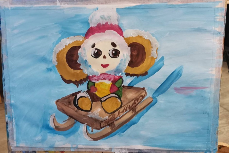 Счастливый Чебурашка