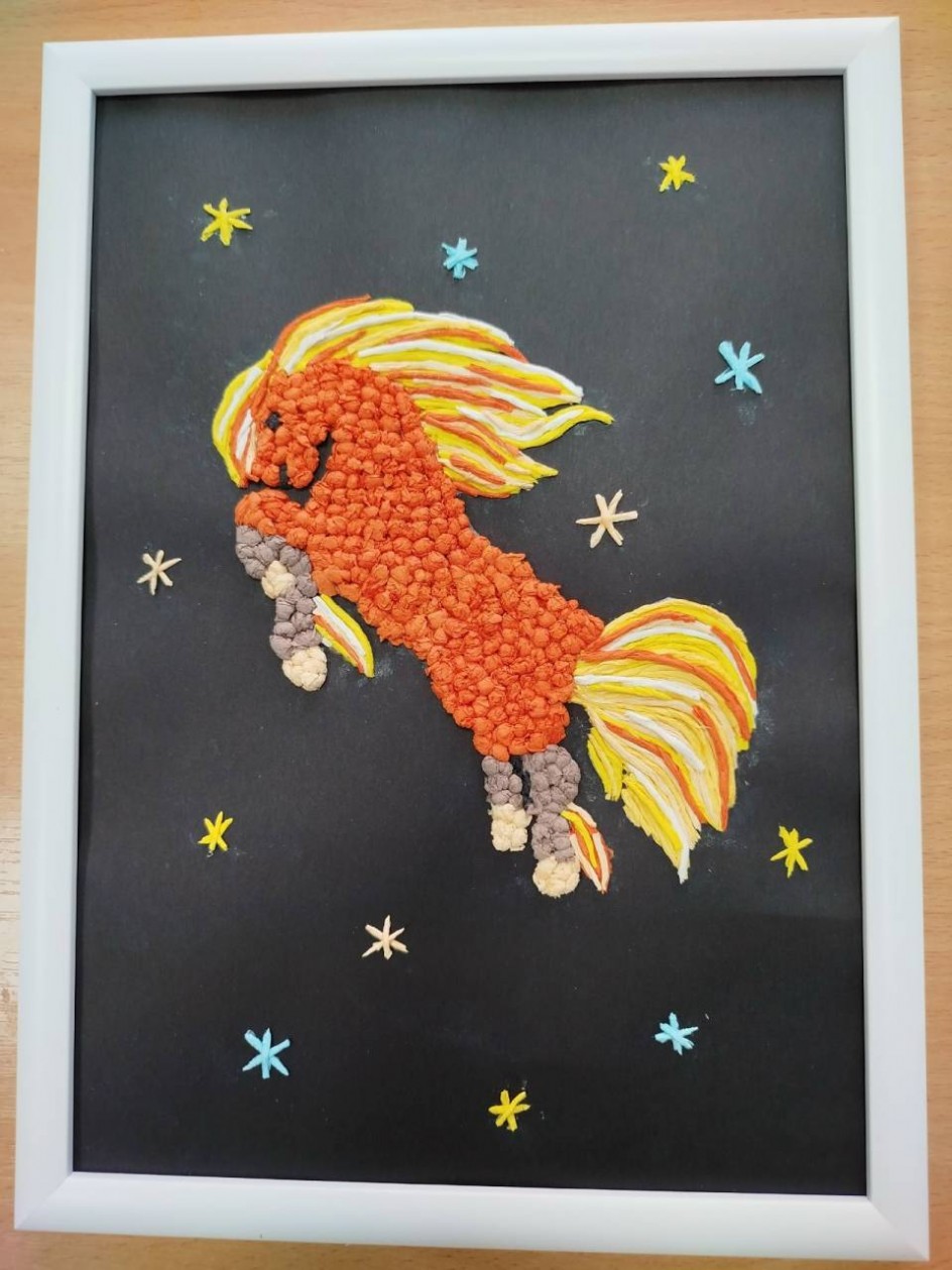 Панно "Огненная лошадь"