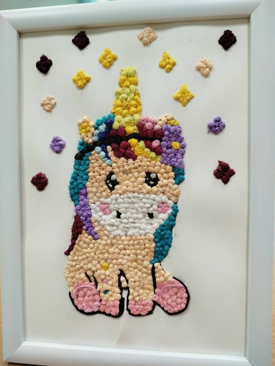 Панно "Звёздный единорог"