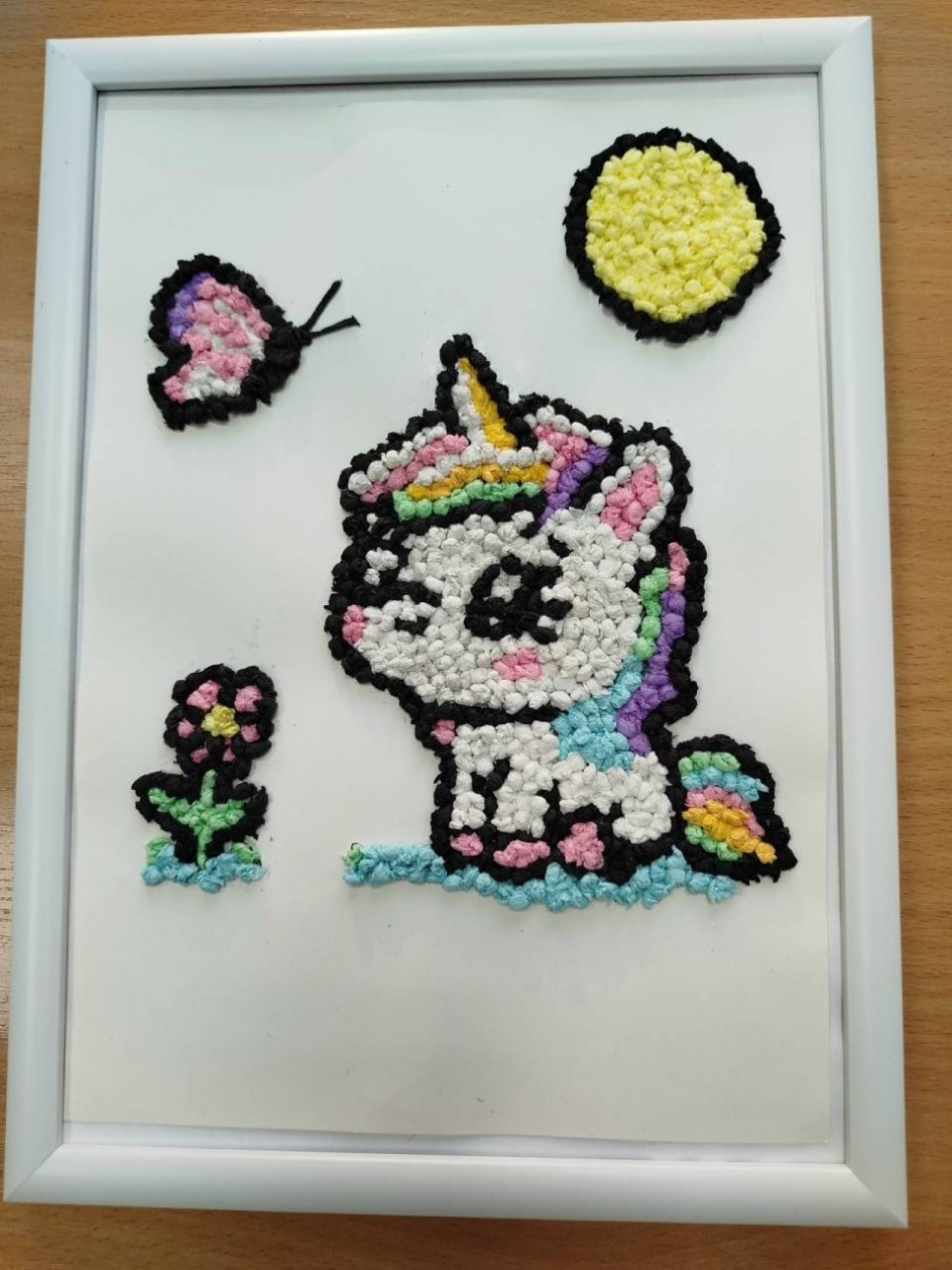 Панно "Единорог - малышка"