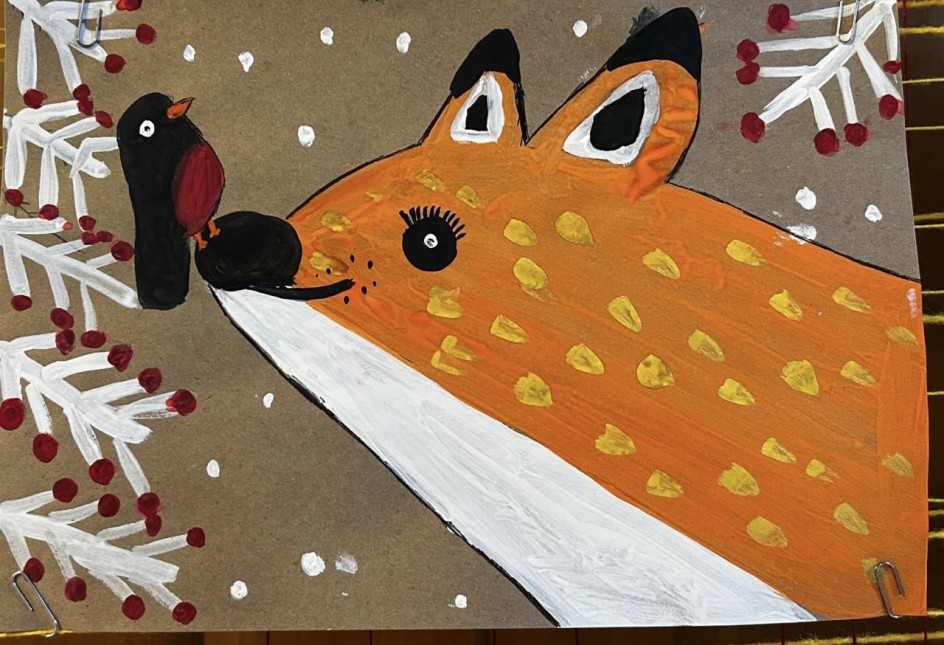 Зима в лисьем царстве