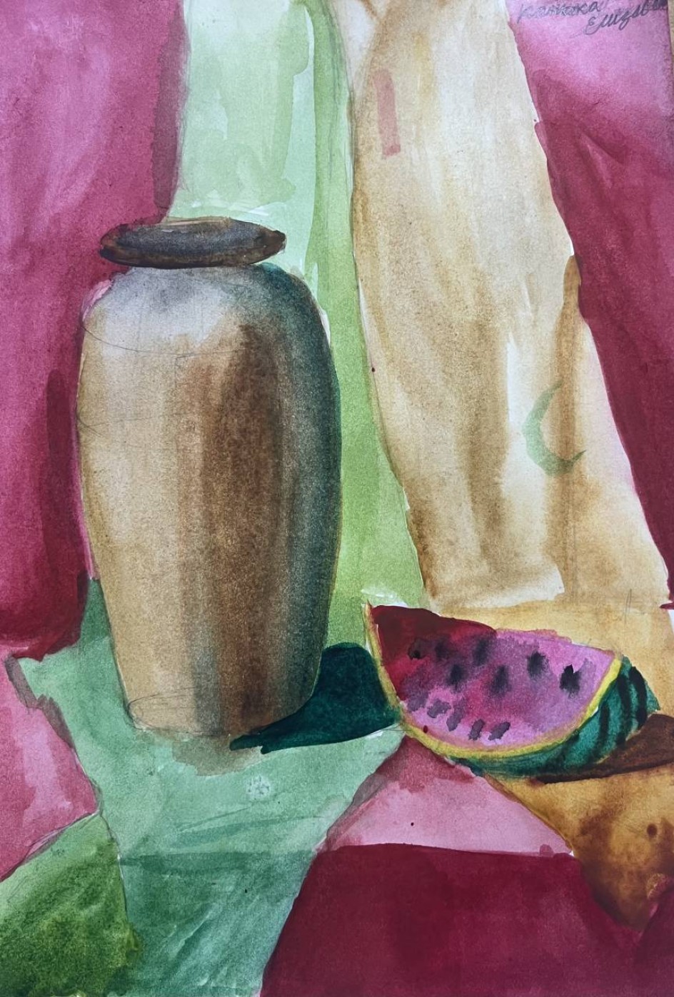 Натюрморт с арбузом