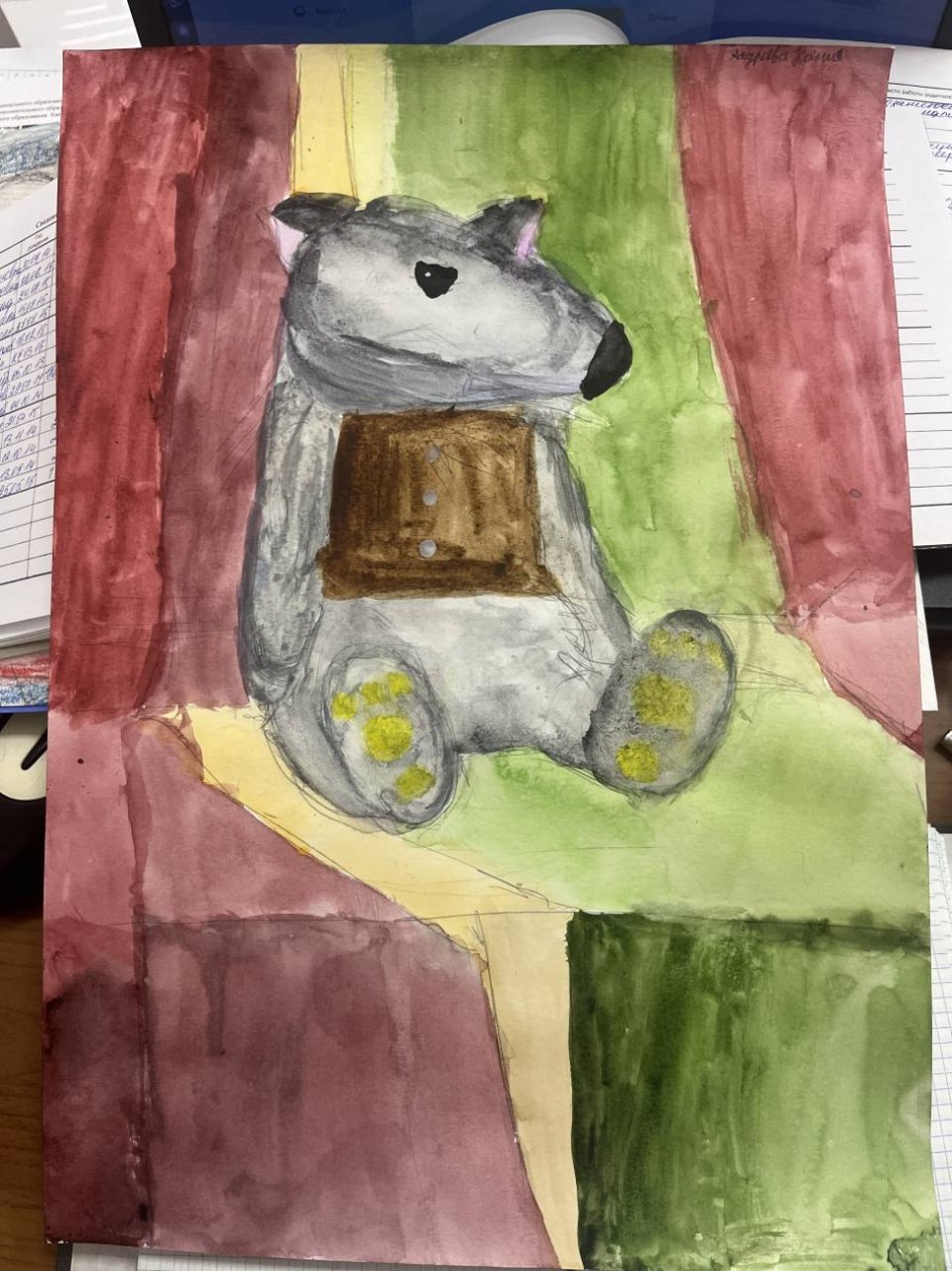 Этюд мягкой игрушки