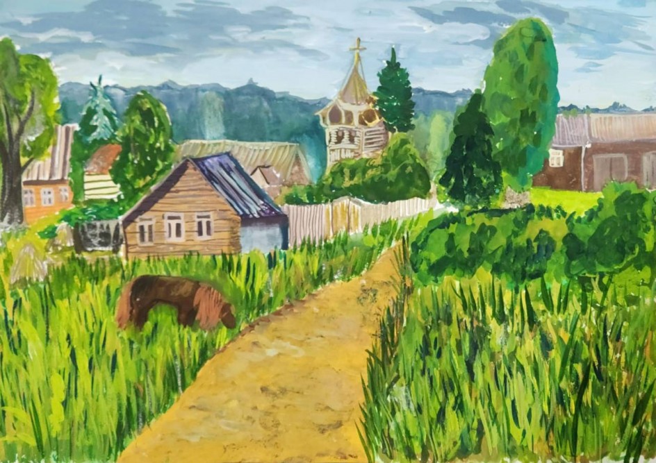 Деревенский пейзаж