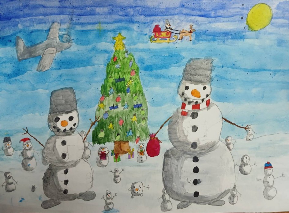 Друзья снеговики