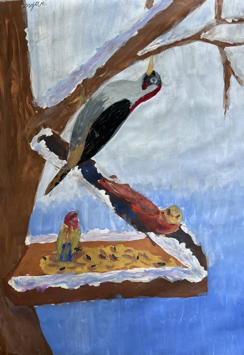 Зимовье птиц