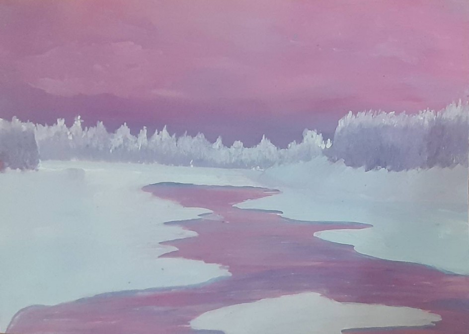 Волшебный зимний вечер