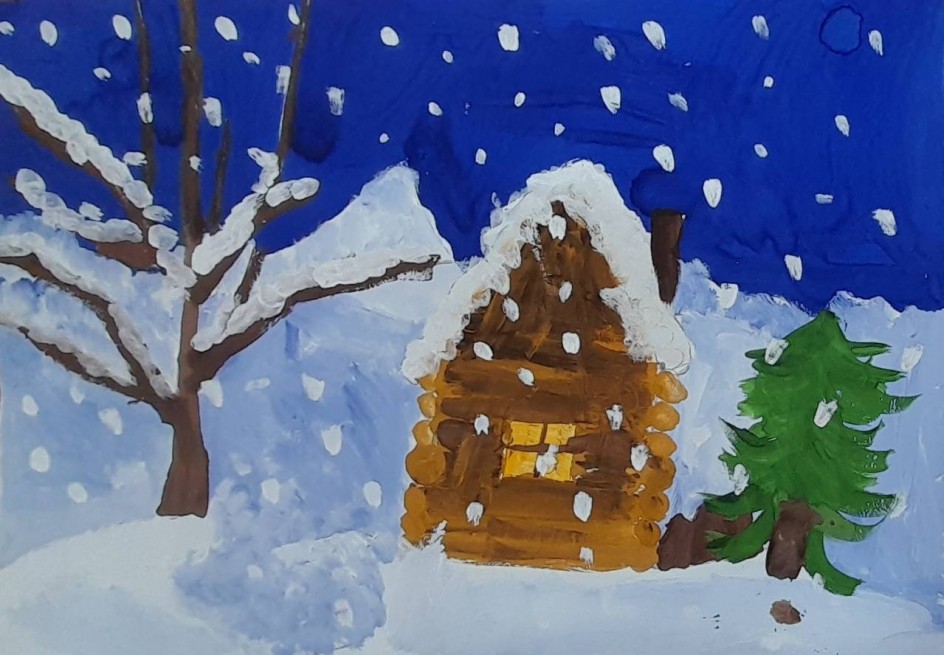 В зимнем лесу