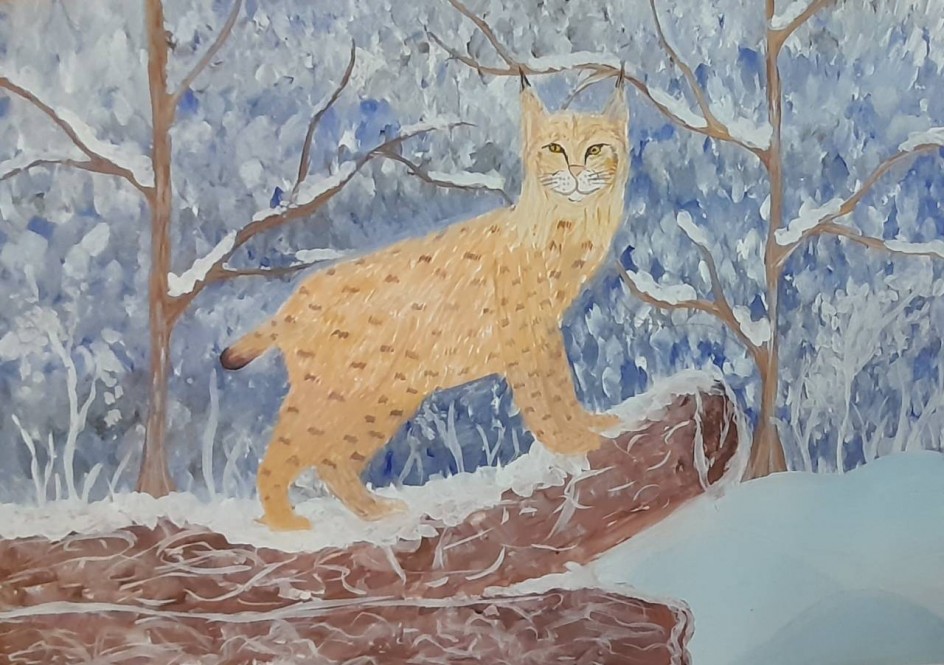 Ей не скажешь слово "брысь", потому что это рысь