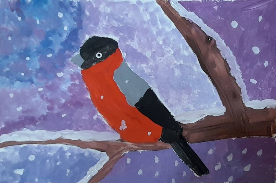 Попросили снегири алой краски у зари