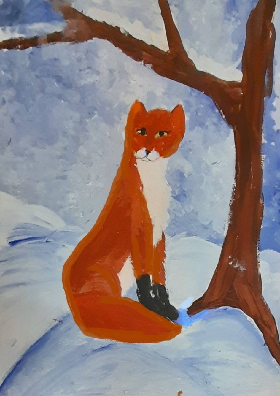 Хороша лисичка, рыжая сестричка