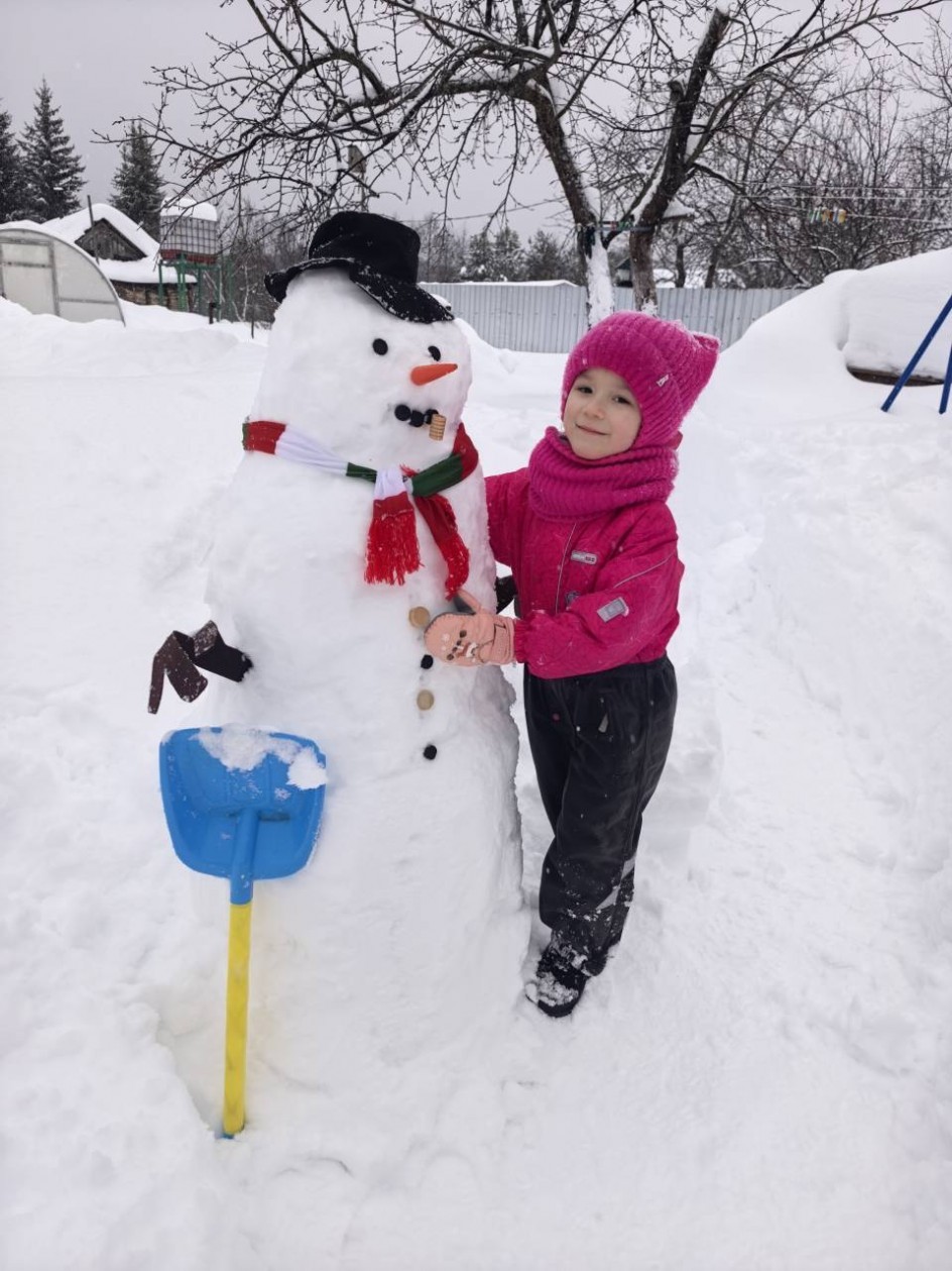 Мой снеговичок!