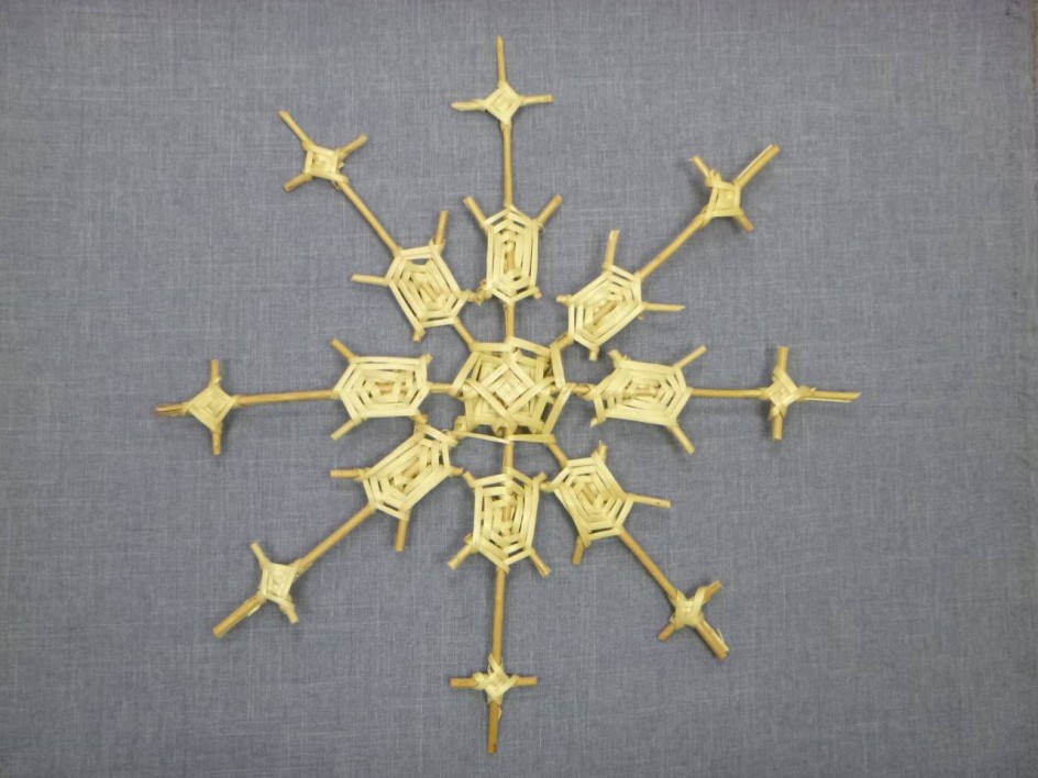Снежинка "Рождественская звёздочка"