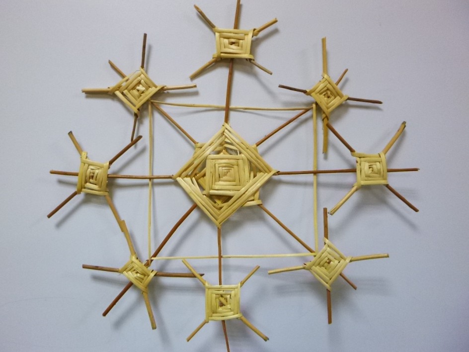 Снежинка "Хоровод звёзд"