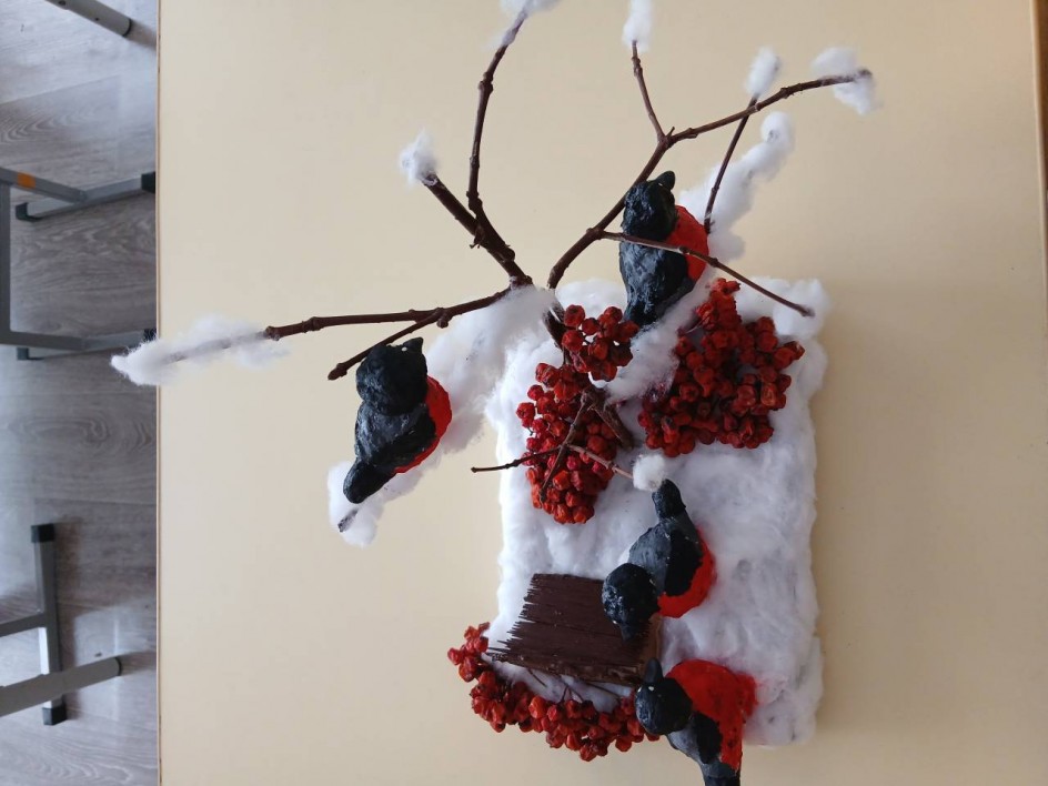 "Снегири и рябина"