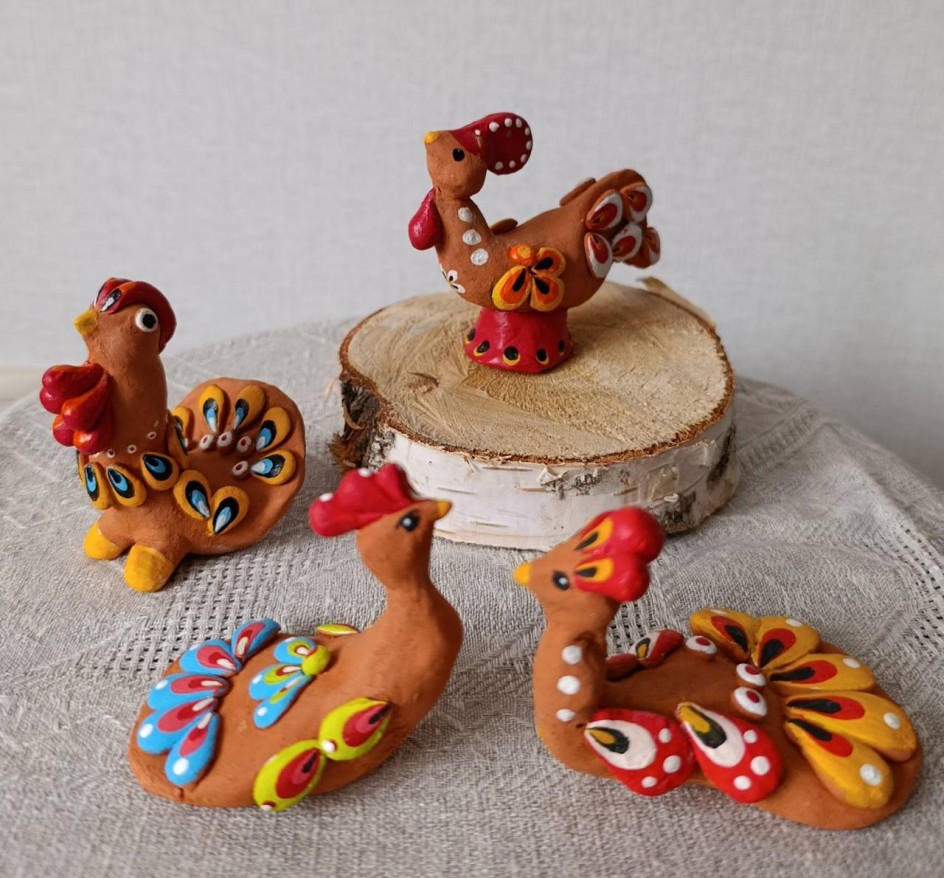 Тверская игрушка "Птичий переполох""