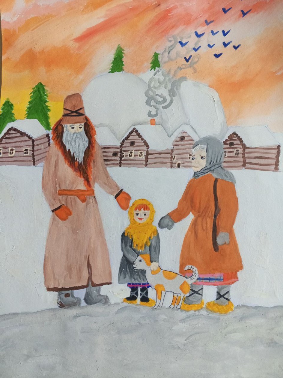 Девочка-снегурочка