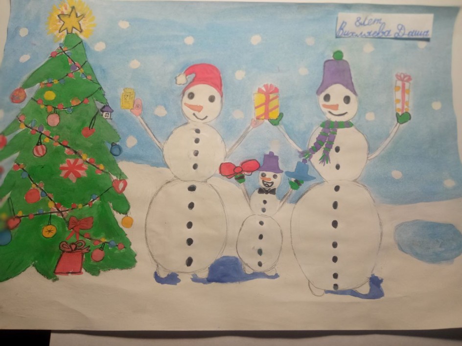 Весёлые снеговики