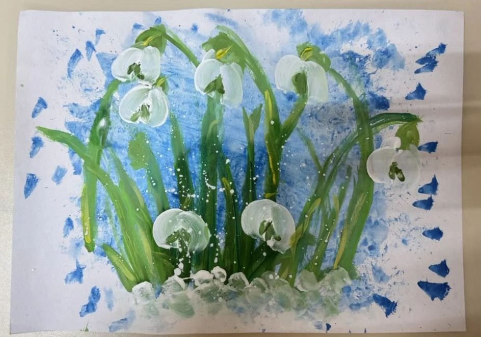 "Полянка с подснежниками"